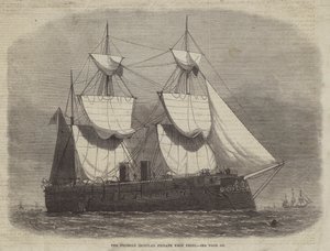 A fragata prussiana Ironclad Kron Prinz